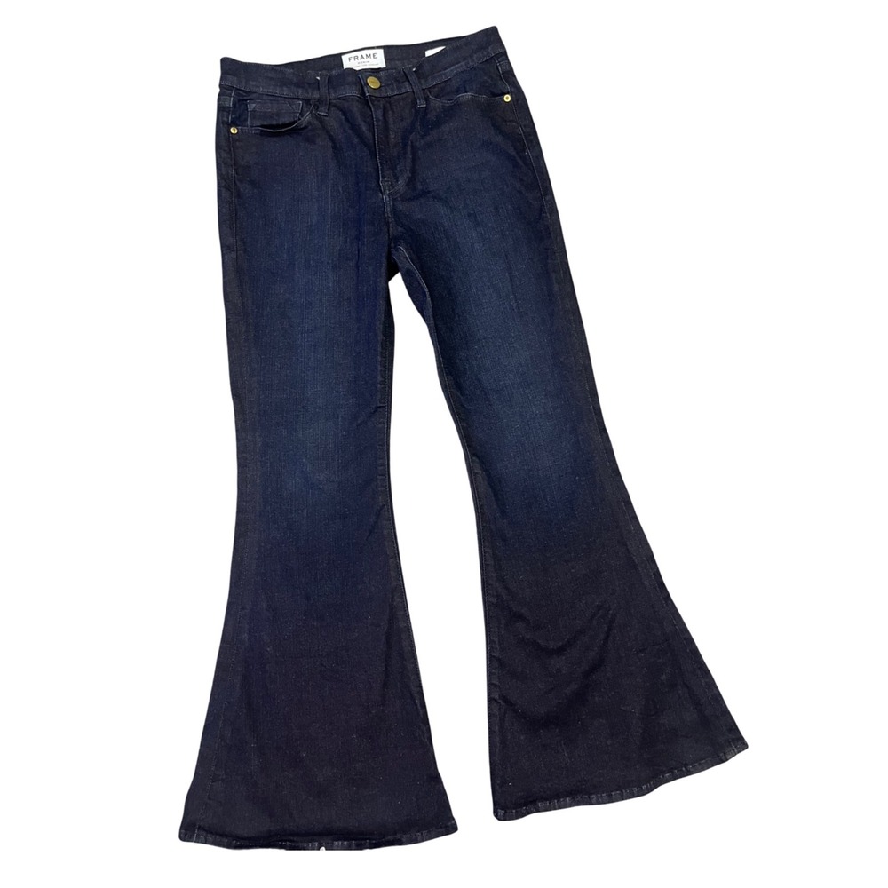 Frame Denim Dark Blue Le Bell Jeans - size 27